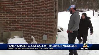 Family shares close call with carbon monoxide amid winter storm