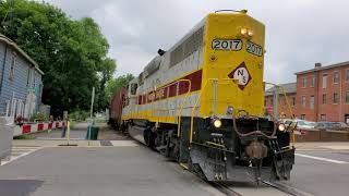 North Shore 2017 on local freight train through Lewisburg