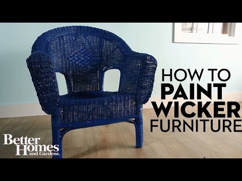 How to Paint Wicker Furniture How to Paint Wicker Furniture