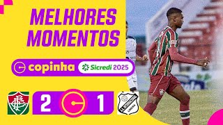 FLUMINENSE-RJ 2X1 INTER DE LIMEIRA-SP | MELHORES MOMENTOS | 1ª RODADA | COPINHA 2025