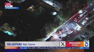 Fire crews find body after Studio City apartment fire