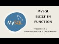 MySQL | Built-in Function: String | TYBCOM |Computer System