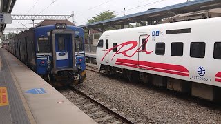 3063次優化彩繪區間快車終點站枋寮進站(EMC563)