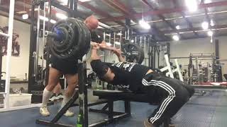 Dale Shepherd 250kg x 2 reps Slingshot Bench U110kg 46yrs old