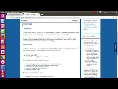 How to change Delta Airlines Tickets Name Online How to change Delta Airlines Tickets Name Online