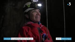 Speleologie à Cavale avec Karst-3E - 20190827 - JT FR3 Rhone Alpes