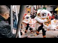 live lion dance in chinatown