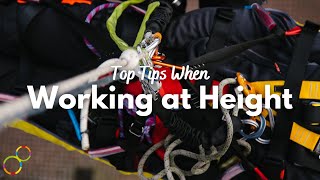 Top Tips When Working at Height