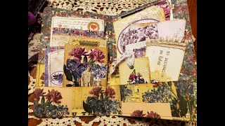 Easy Ephemera Folder - How to / Tutorial - Requested - for Junk Journals -