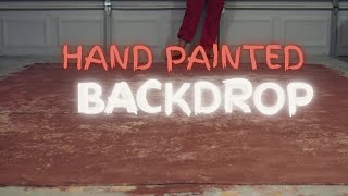 Hand Painted Back Drop