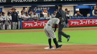 【阪神タイガース】佐藤輝明選手  対ヤクルトスワローズ戦 延長10回 走者一掃タイムリー2ベースヒット！