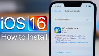 How To Install iOS 16 Public Beta