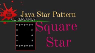 Print Square Star Pattern in java l #starpattern #java #programming #treanding #love