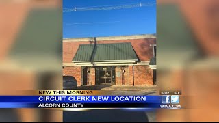 Alcorn County Circuit Clerk's Office is relocating because of flooding