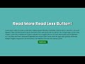 How to Create a JavaScript Read More Button HTML CSS | HTML CSS JavaScript Read More @raselcoder