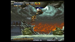 メタルスラッグ2 アケアカNEOGEO版 レベル8 1Pプレイ ノーミスクリア / Metal Slug 2 Level 8 No Death Run