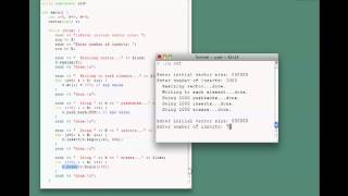 Programming example: Vector inserts