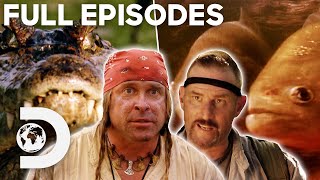 Cody & Dave Survive ALLIGATORS, PIRANHAS & SNAKES! | Dual Survival MARATHON