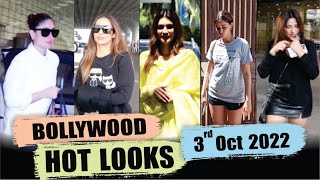 Bollywood Hot Looks- 3rd Oct 2022 | Ananya P, Malaika A, Kriti S, Varun D, Kareena K |10 PM Spotted