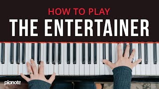 How To Play "The Entertainer" by Scott Joplin🍦🎹 (Beginner Piano Tutorial)