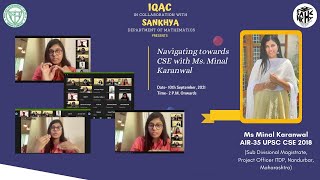 Navigating Towards CSE with Ms. MINAL KARANWAL ll SANKHYA - Department of Mathematics, Miranda House