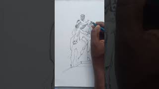 still life sketch.rapid sketch kaise kore.equestrian statue of Giuseppe garibaldi in brescia italy