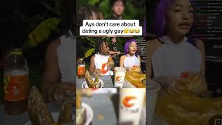 Aya don’t care about dating a ugly guy #fyp #viral #foryou #2xrakai #aya #seafood #maimai #streamer