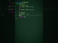 #121 C pattern programming👨‍🏫📓 C language tutorial for beginners#shorts #coding