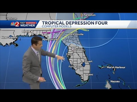 Seguimiento de la depresión tropical cuatro | Actualización del sábado a las 2 pm