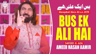 Ameer Hasan Aamir | Buss Ek Ali Hai| Manqabat Imam Ali a.s| 2019/1440