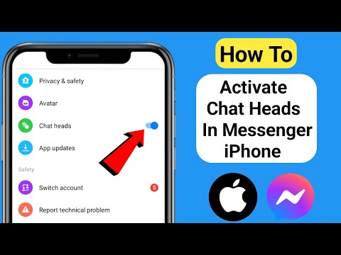 How To Activate Chat Heads In Messenger iPhone  Enable chat heads on messenger