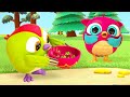 Hop Hop the Owl🦉Raspberries and vegetables. Educational cartoons for kids. Kids learning videos
