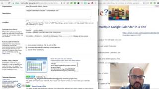 How to Embed Multiple Google Calendars