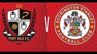 port vale v Accrington Stanley 2nd half vlog