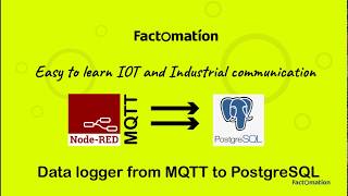 Data logging MQTT to PostgreSQL via Node red