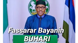 FASSARA Bayanin Shugaban Kasa BUHARI Na Yanzuyazu 2020