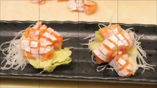 Salmon Belly Sashimi 三文魚腩刺身的做法