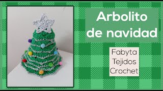 Arbolito de navidad en crochet