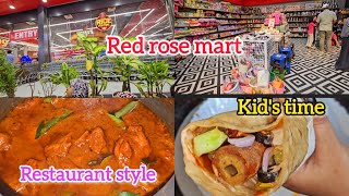 Indian mom Evening Routine | mutton masala | chiken roti roll | Redrosemart Shopping | #dailyvlog