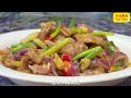 这样炒出来的肉片，嫩滑又惹味，开胃又下饭。【休闲煮食】@benny lee cooking expert 肉片 洋葱