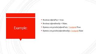 Java Basics Course: Tutorial 11: Booleans
