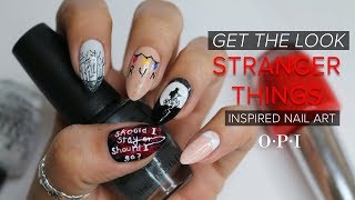 Nail Art | Stranger Things by Bana Jarjour