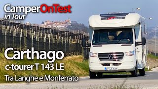 Carthago c-tourer T143 LE on Mercedes-Benz chassis in a Italian trip (Langhe) - Motorhome review