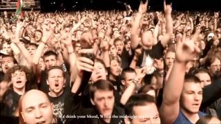 We Drink Your Blood (Live) - POWERWOLF - Lyrics - HD - Masters Of Rock 2015.