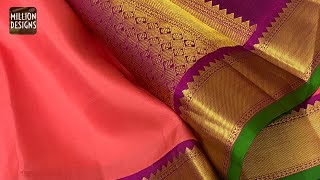 Traditional Kanchivaram Saris from Million Designs