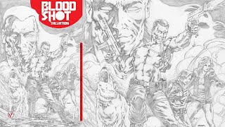 DRAWING A COMIC BOOK COVER - Bloodshot Salvation