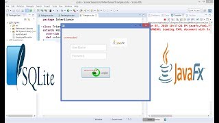 Create a Simple Login Application using JavaFx and Sqlite