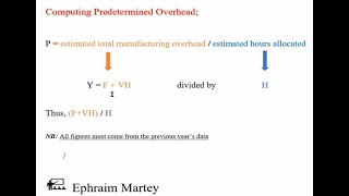 Predetermined Overhead Rate (How to calculate and apply it)