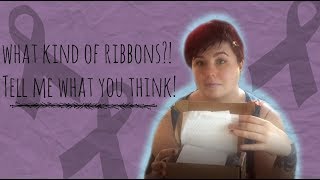 Unboxing A Custom Set Of Handmade Awareness Ribbons From Hooked On Crochet Too Etsy!