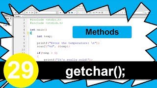 C Tutorial #29 - getchar